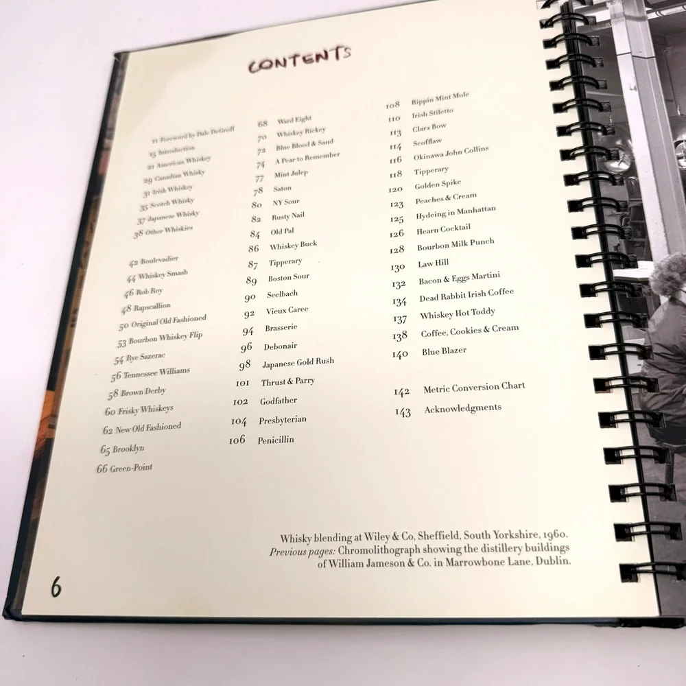 Assouline Whiskey Cocktails Hardcover Spiral Bound Book 9781614287346 Mixology